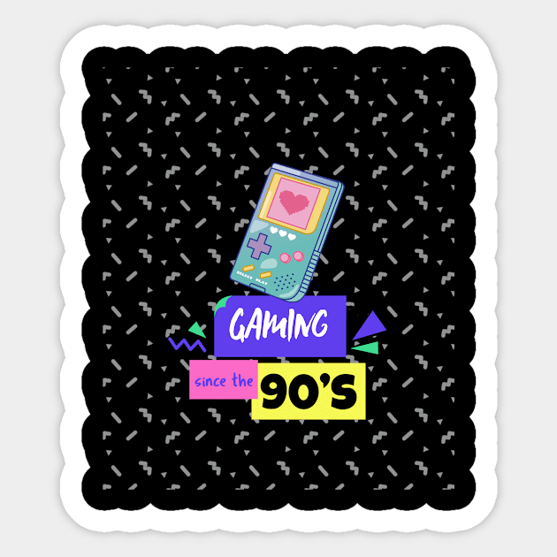 Gaming in the 90's Sticker by playerpup